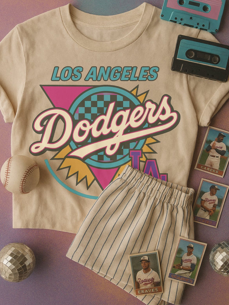 Dodgers Comfort Colors Graphic Tee