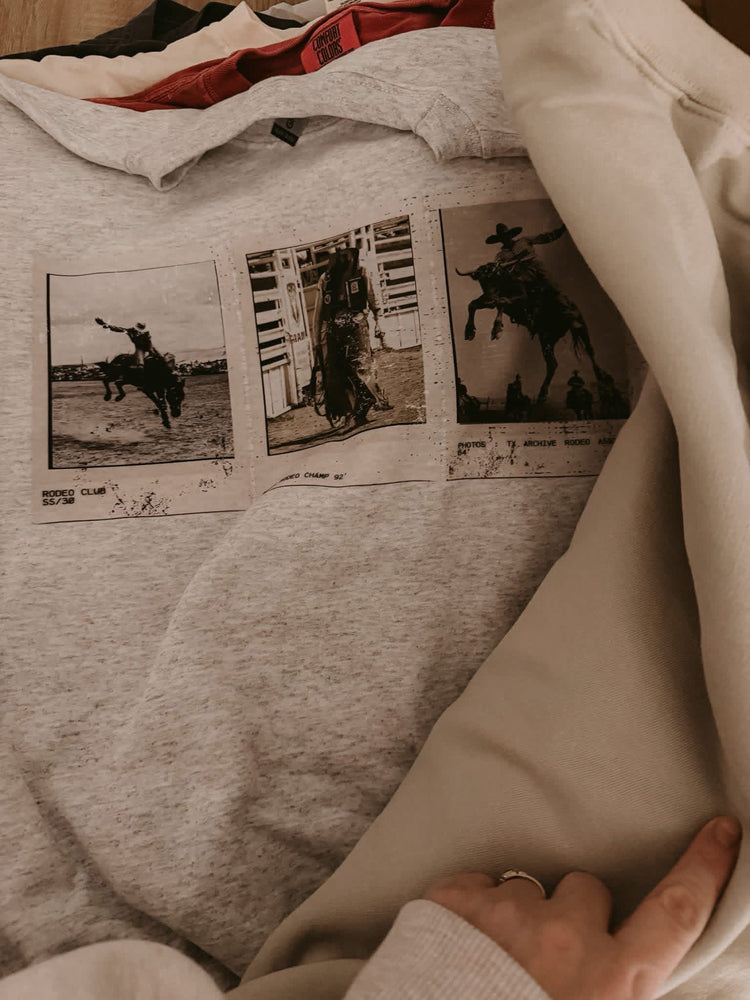 Rodeo Trio Stamped Western Sweatshirt