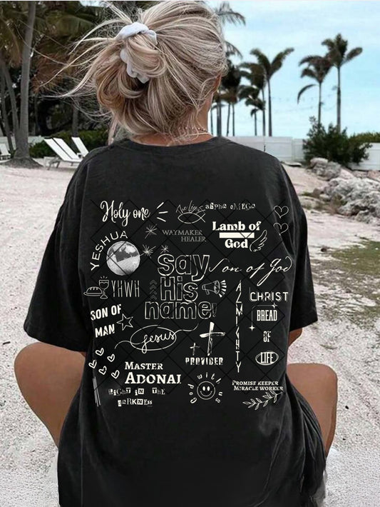 Names of God Faith Graphic Tee