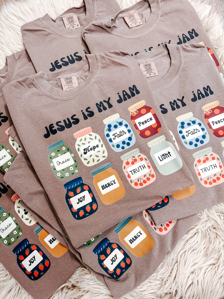 Jesus is my Jam Faith Comfort Colors Graphic Tee