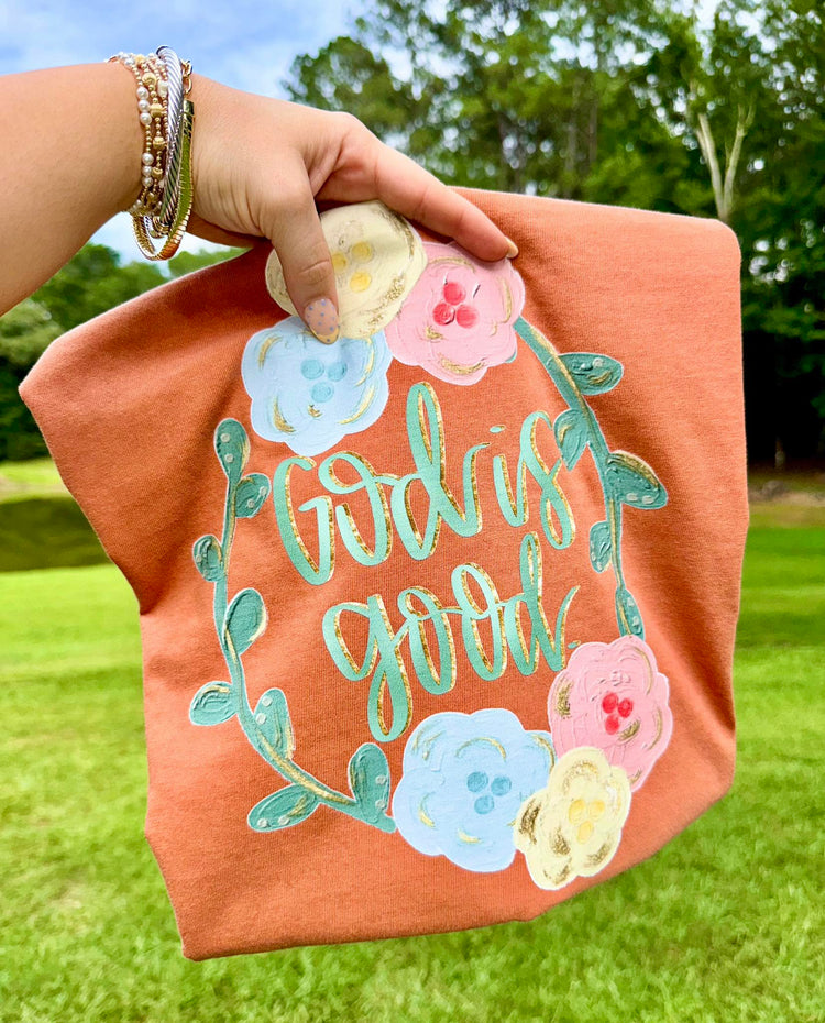 God is Good Comfort Colors Graphic Tee