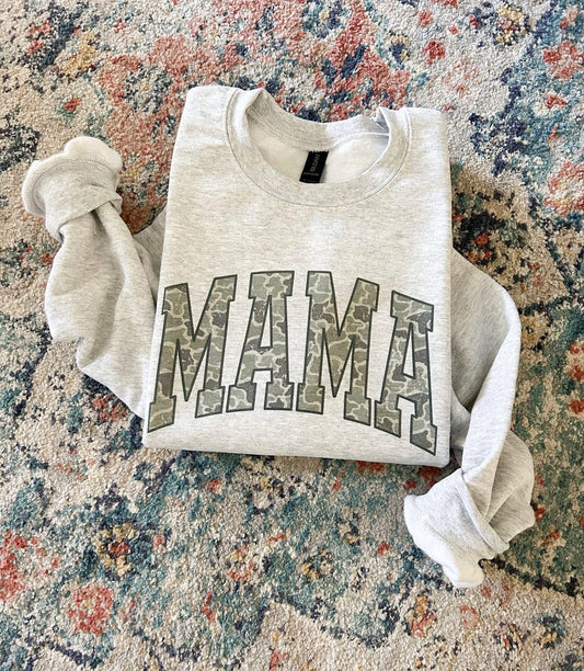 Camo Mama Trendy Sweatshirt