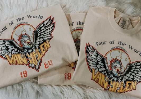 VH 1984 Vintage Graphic Tee Comfort Colors