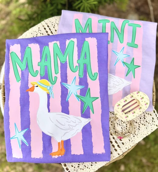 Mama Goose Trendy Graphic Tee Comfort Colors