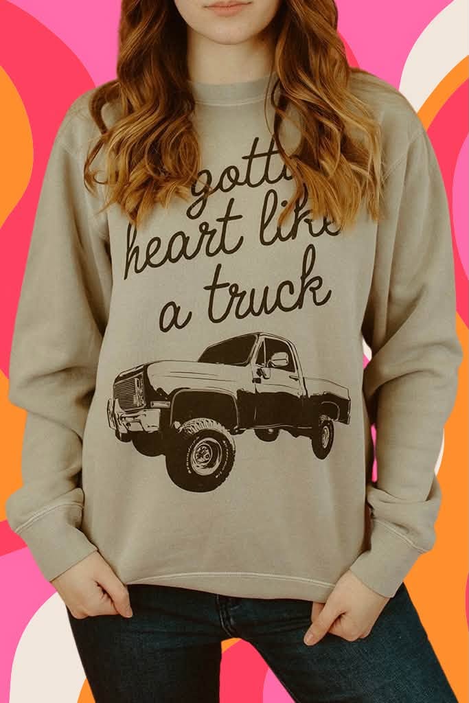 Heart Like a Truck Sweatshirt