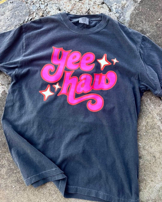 Yee Haw Western Comort Colors Graphic Tee