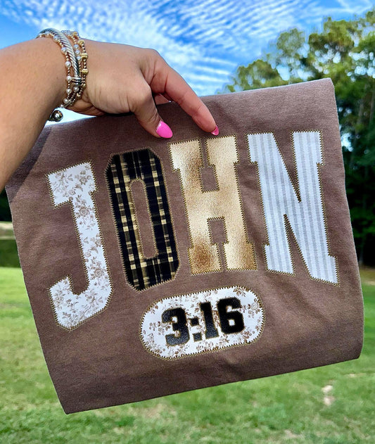John 3:16 Faith Comfort Colors Graphic Tee