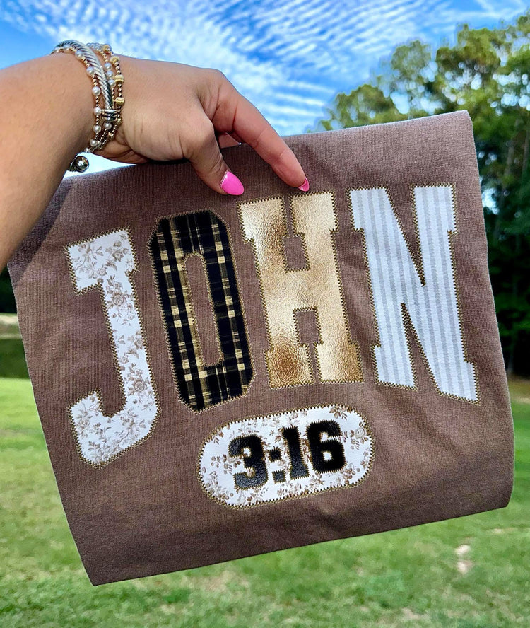 John 3:16 Faith Comfort Colors Graphic Tee