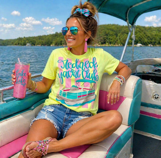 Redneck Yacht Club Summer Comfort Colors Graphic Tee