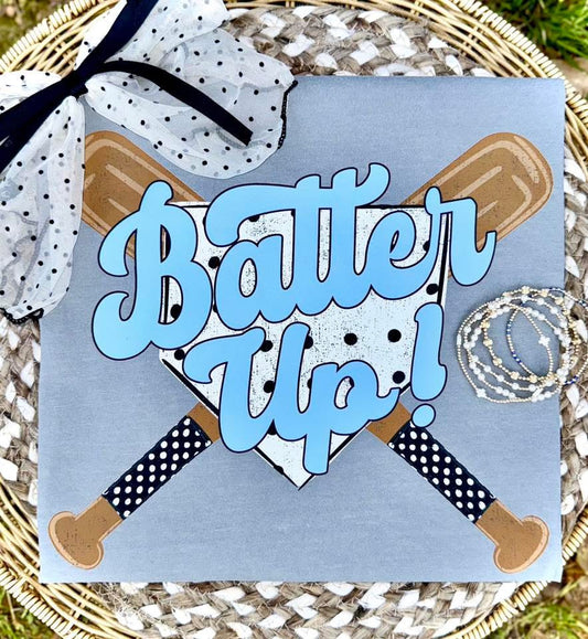 Batter Up Baseball Comfort Colors Graphic Tee