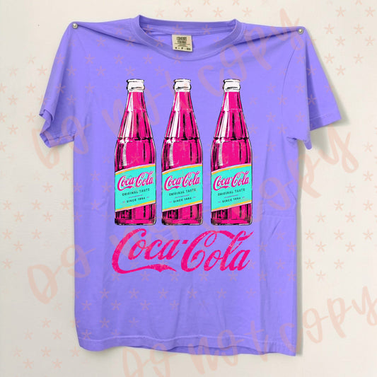 Summer Neon Cola Comfort Colors Graphic Tee