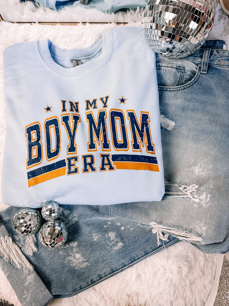In my Boy Mom Era Sweatshirt