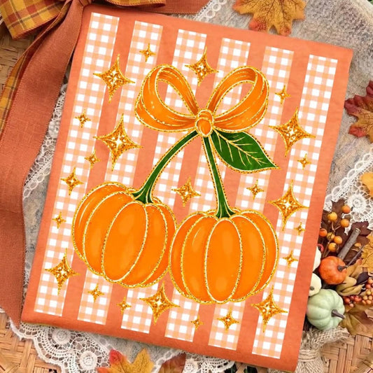 Pumpkin Coquette Comfort Colors Graphic Tee