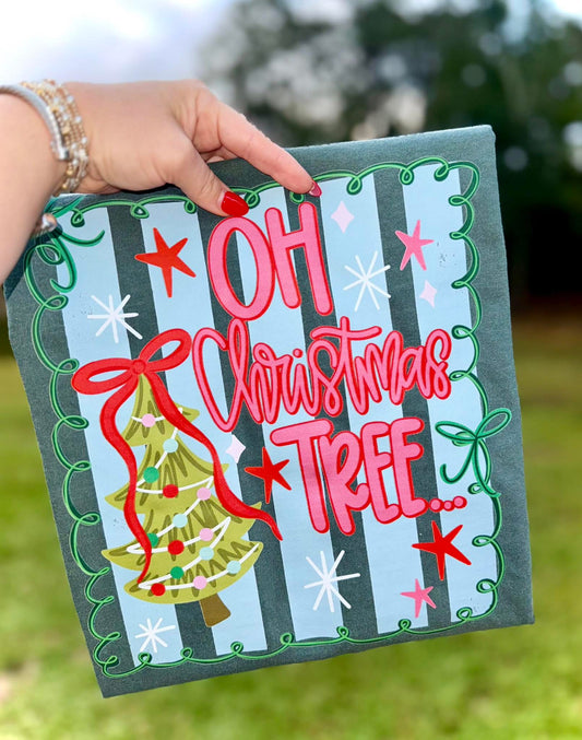 Oh Christmas Tree Comfort Colors Graphic Tee