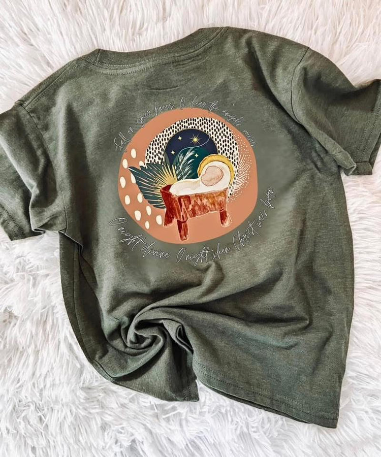 Oh Night Divine Christmas Comfort Colors Graphic Tee