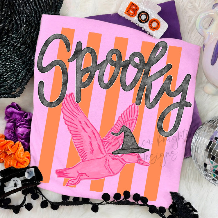 Spooky Mallard Halloween Comfort Colors Graphic Tee