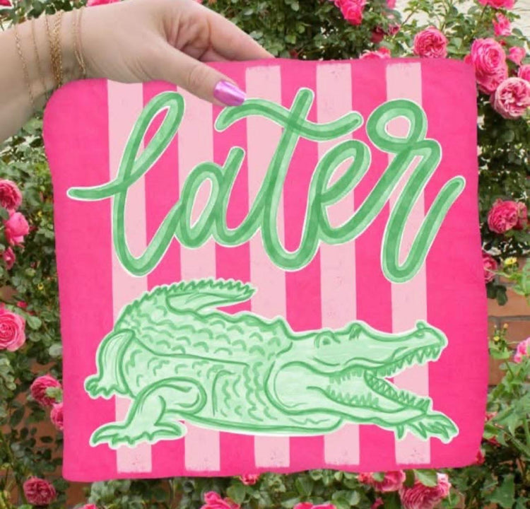Later Gator Summer Comfort Colors Graphic Tee