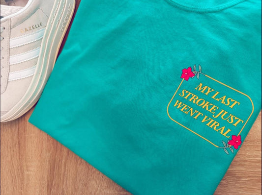 My Last Stroke Golf Comfort Colors Graphic Tee