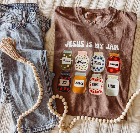 Jesus is my Jam Faith Comfort Colors Graphic Tee
