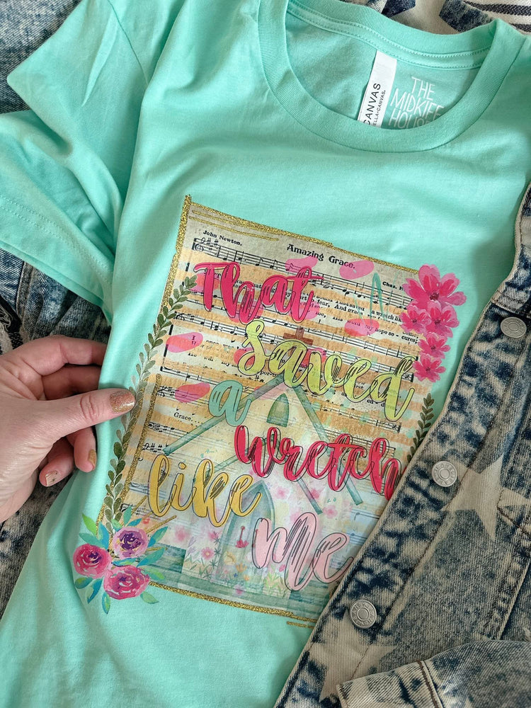 That Saved a Wretch Bible Hymn Faith Graphic Tee