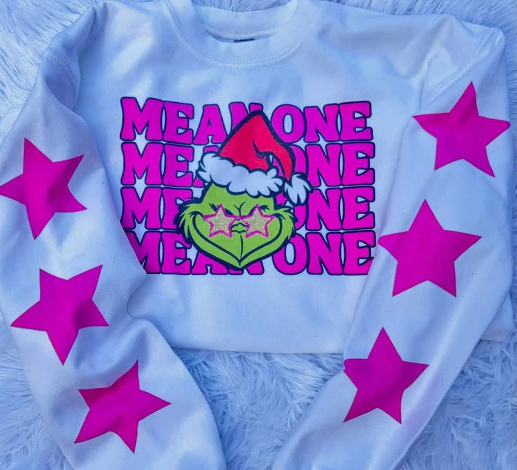 Preppy Mean Christmas Sweatshirt