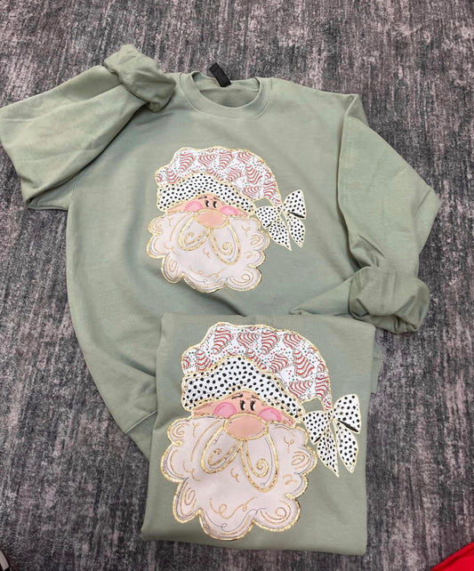 Christmas Snacks Santa Christmas Sweatshirt