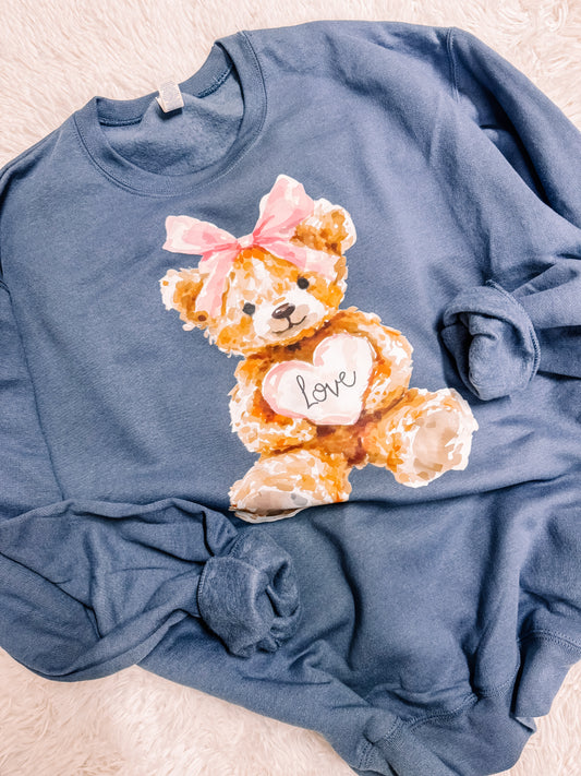 Sweet Love Teddy Valentine's Sweatshirt