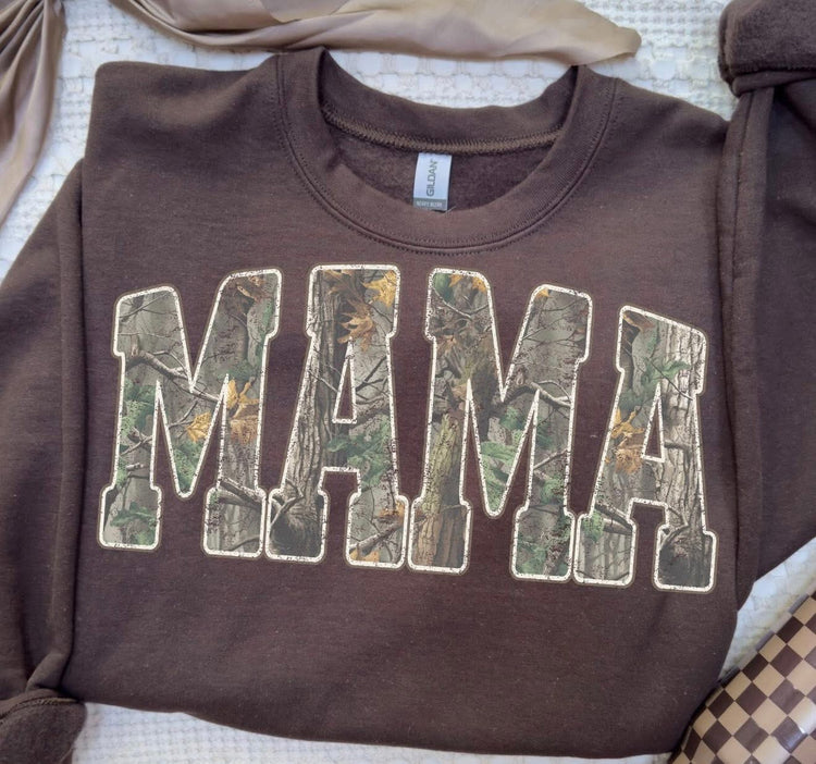 Original Camo Mama Trendy Sweatshirt