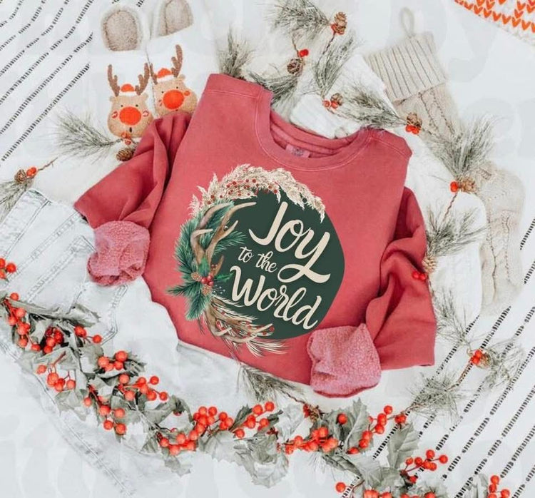 Joy to the World Christmas Sweatshirt