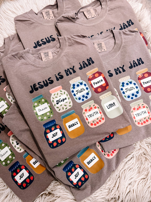Jesus is my Jam Faith Comfort Colors Graphic Tee