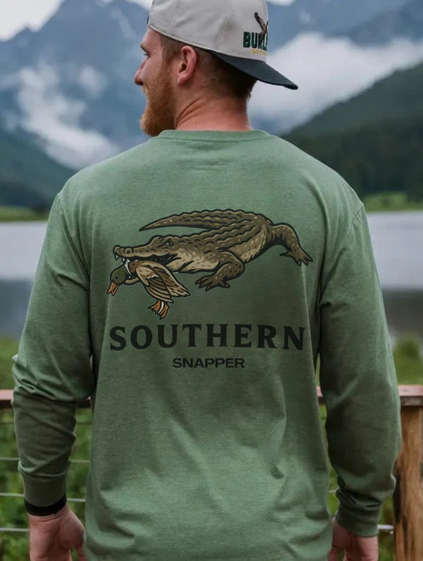 Southern Snapper Alligator Graphic Tee