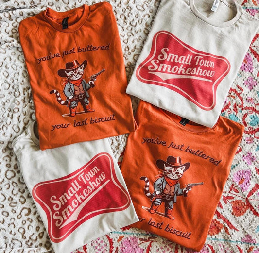 Small Town Smokeshow Comfort Colors Graphic Tee