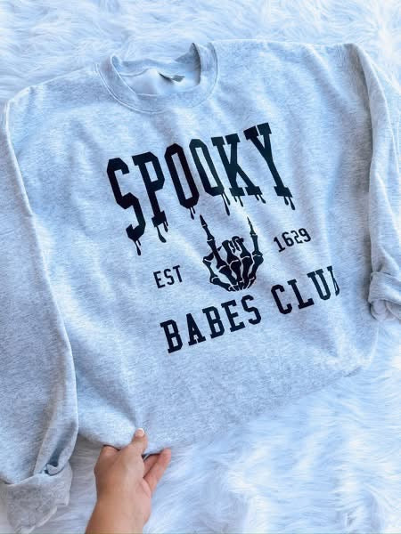 Spooky Babes Club Halloween Sweatshirt