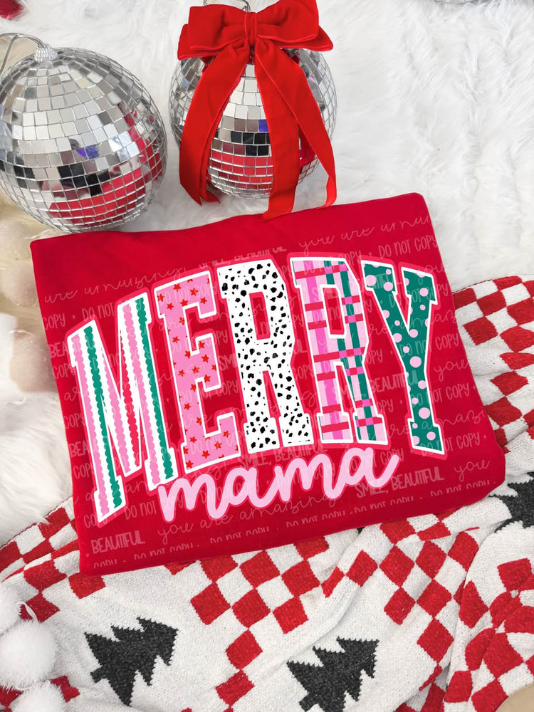 Merry Mama Christmas Comfort Colors Tee