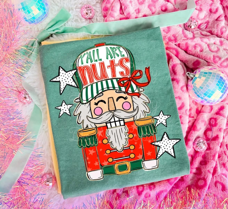 Jingle All the Way Neon Christmas Comfort Colors Tee