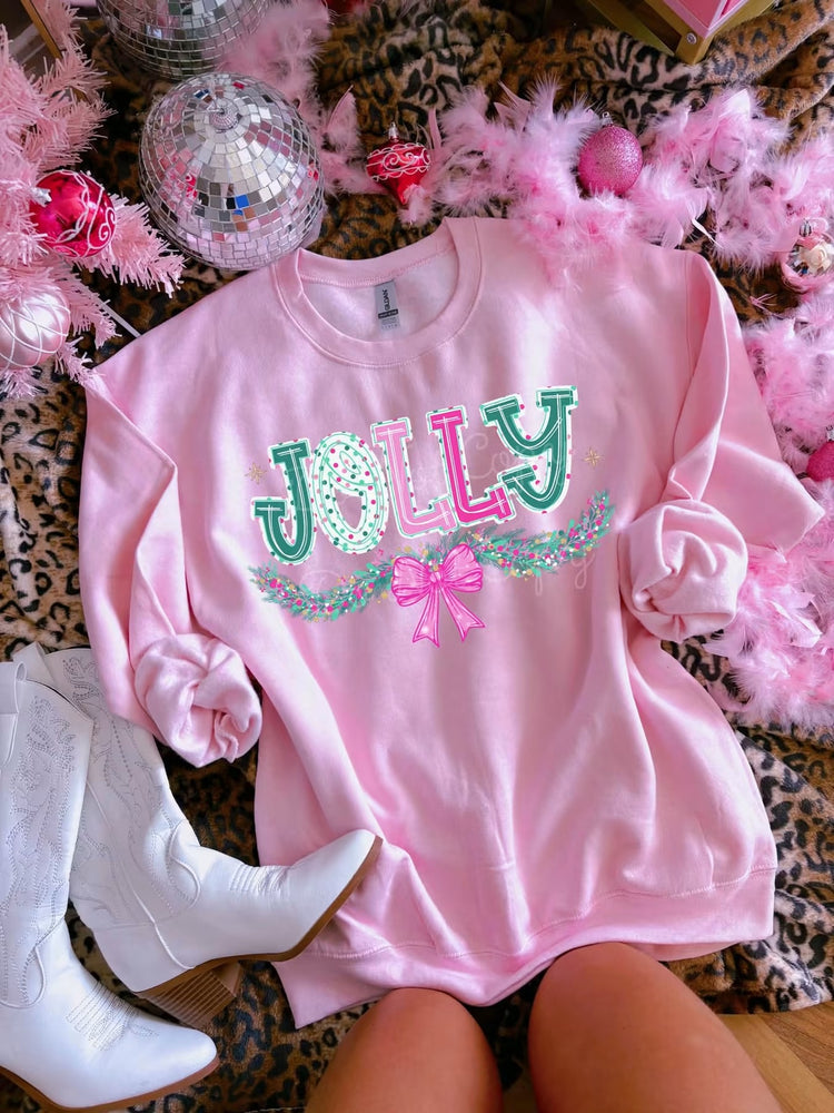 Jolly Polka Dot Christmas Sweatshirt