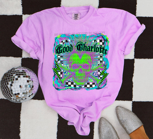 Neon Charlotte Comfort Colors Graphic Tee