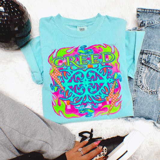 Neon Creed Comfort Colors Graphic Tee