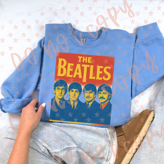 Neon Leopard Beatles Style Sweatshirt