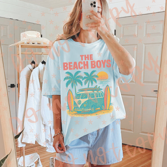 Retro Beach Boys Comfort Colors Graphic Tee