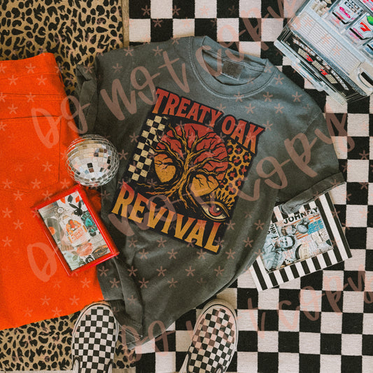 Treaty Oak Leopard Music Comfort Colors Graphic Tee