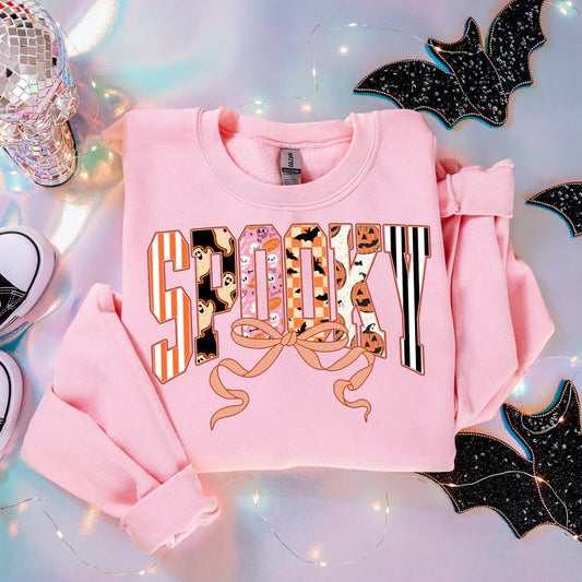 Spooky Varsity Halloween Sweatshirt