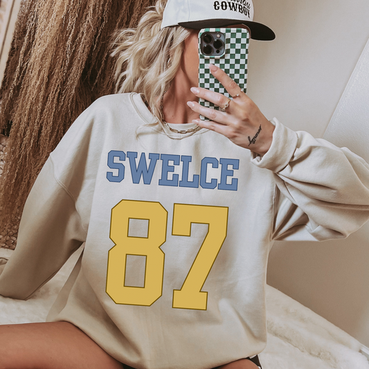 Swel(ce) 87 Blue Varsity Sweatshirt