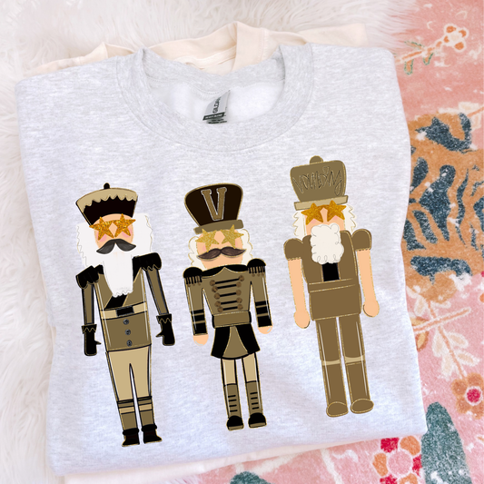 Preppy Nutcrackers Vanderbilt Christmas Sweatshirt