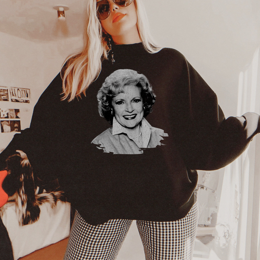Golden Half Toned Silhouette Sweatshirt