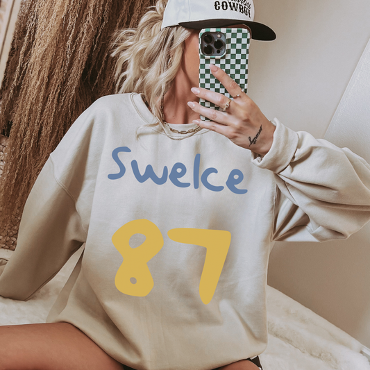 Swel(ce) 87 Blue Doodle Sweatshirt