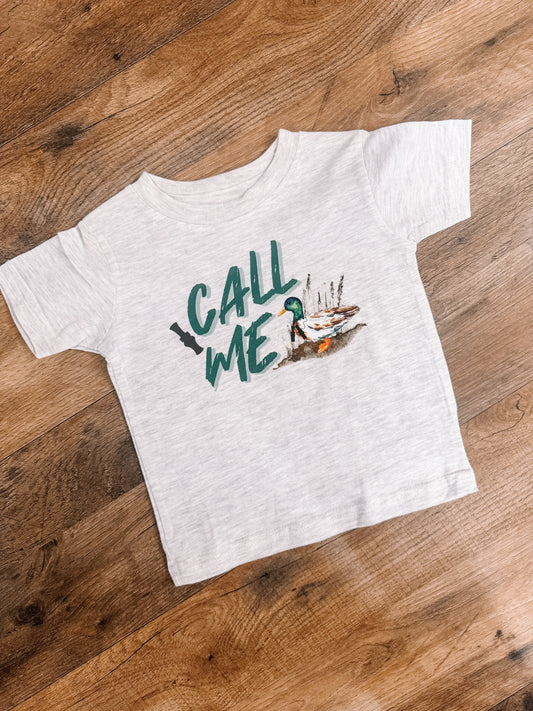 Call Me Duck Hunting Kids Graphic Tee