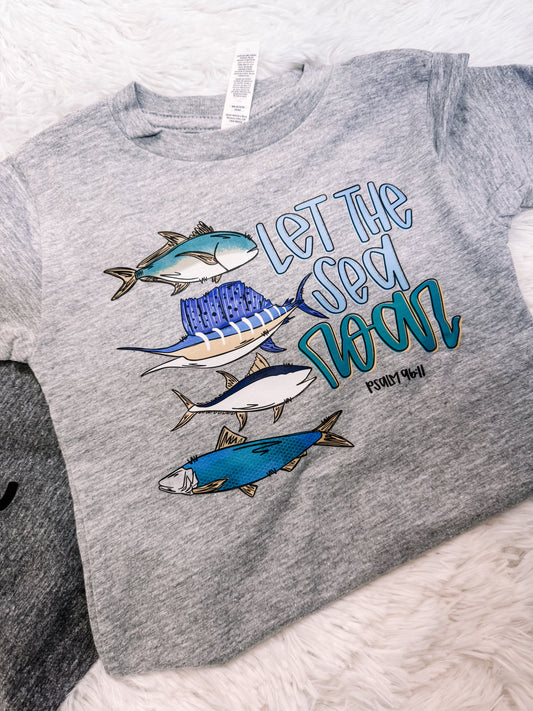 Let the Sea Roar Faith Summer Kid's Graphic Tee